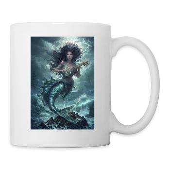 Meerjungfrau Mythologie Mythos Geschenk - Tasse - Weiß - Rechts