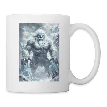 Yeti mythologie mythe cadeau - Mug blanc - blanc - Droite