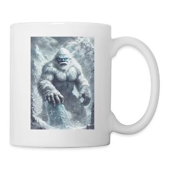 Yeti Legend Mythe Cadeau - Mug blanc - blanc - Droite