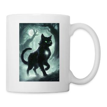Katze Mythologie Mythos Geschenk - Tasse - Weiß - Rechts