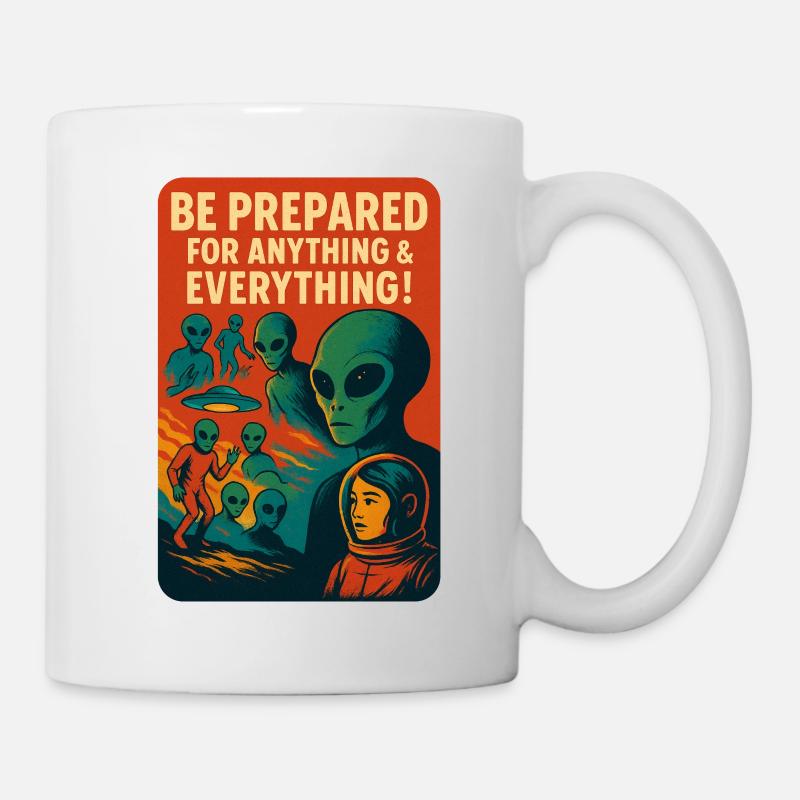 Prêt à tout et n’importe quoi - Mug blanc - blanc
