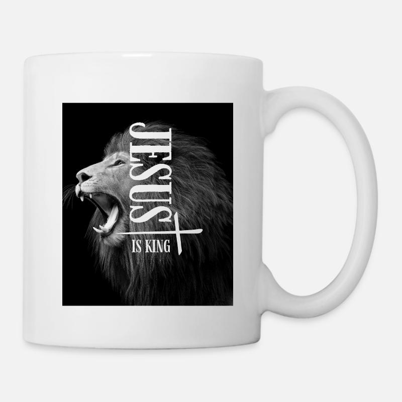 Jesus is King - Tasse - Weiß