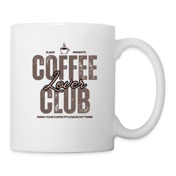 Coffee Lover Club - Tasse - Weiß - Rechts