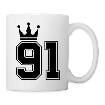 91 Crowns - Mug - white - Right