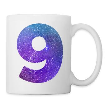 Number 9 galaxy - Mug - white - Right