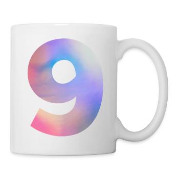 Colorful Number 9 - Mug - white - Right