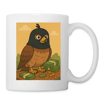 Boulot autour des palombes - Mug blanc - blanc - Droite
