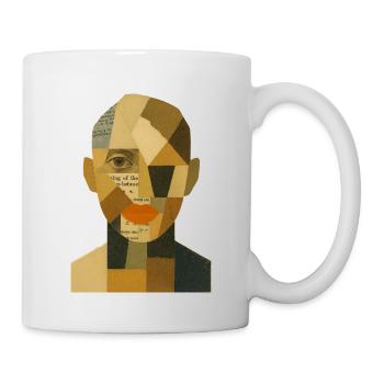 Face Abstract - Mug - white - Right