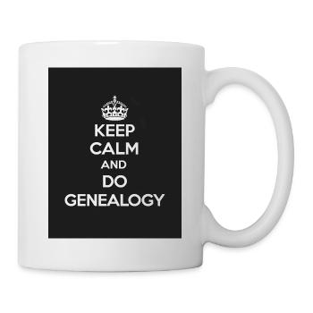 Keep calm and do genealogy - Mug - white - Right