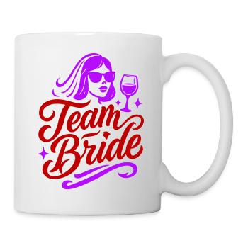 Équipe mariée bachelorette - Mug blanc - blanc - Droite