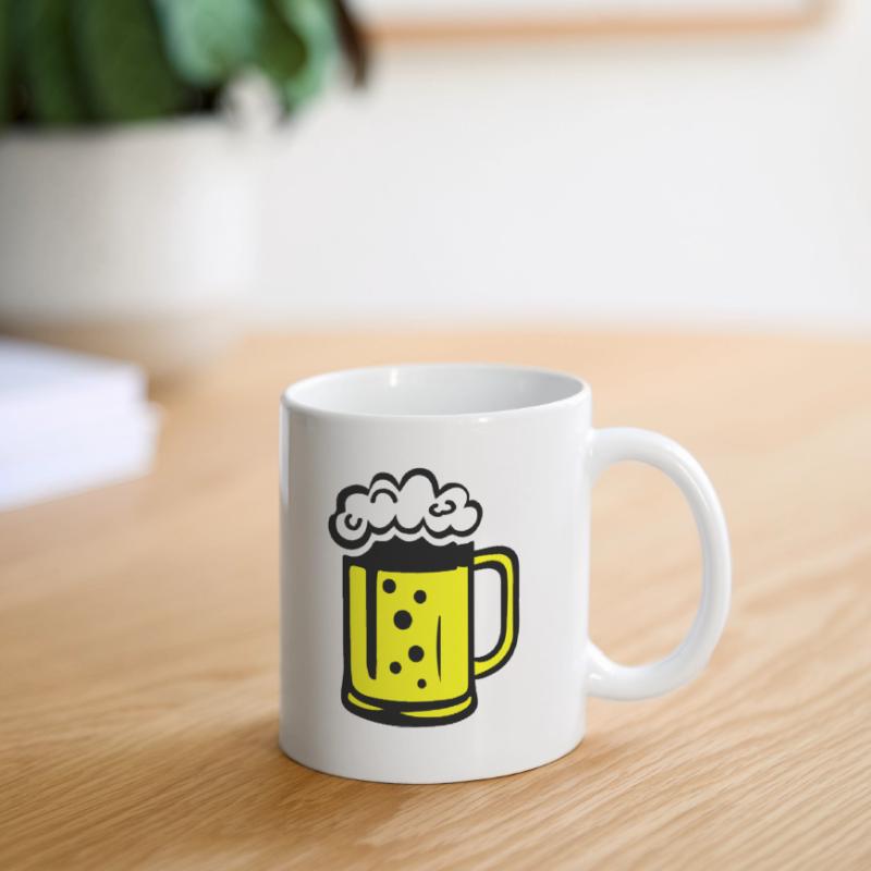 Bier Comic Tasse