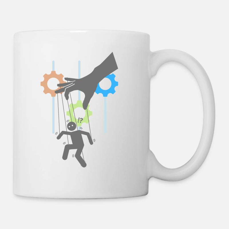 Marionette - Tasse - Weiß