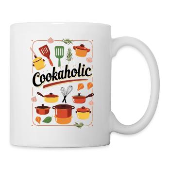 Koch kochen Essen Geschenk - Tasse - Weiß - Rechts