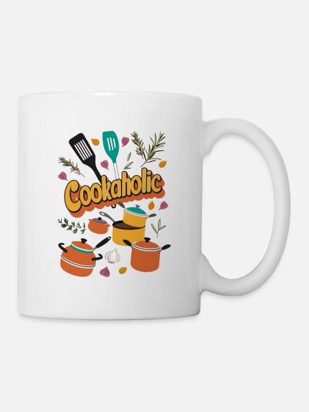 Koch kochen lecker Geschenk - Tasse - Weiß