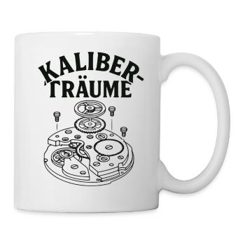 Kaliber Träume Uhrwerk für Uhrensammler - Tasse - Weiß - Rechts