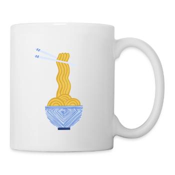 Nouilles japonaises - Mug blanc - blanc - Droite