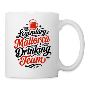 Mallorca Drinking Team - Tasse - Weiß - Rechts
