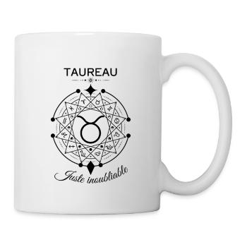 Taureau Juste Inoubliable - Mug blanc - blanc - Droite