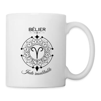 Bélier Juste Inoubliable - Mug blanc - blanc - Droite
