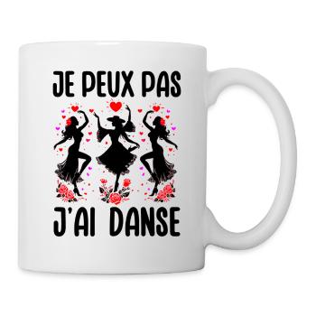 J'Peux Pas J'ai Danse Idée Cadeau Danseuse Drôle - Mug blanc - blanc - Droite