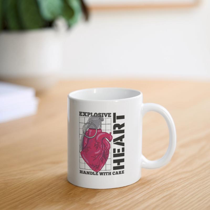 Exploding Heart Mug
