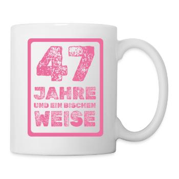 47 - Tasse - Weiß - Rechts