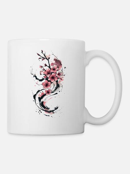 Blume Natur Gärtner Geschenk - Tasse - Weiß