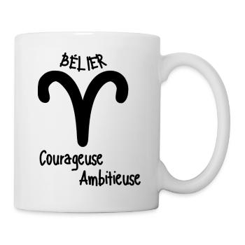 Tee-shirt bélier - Mug blanc - blanc - Droite