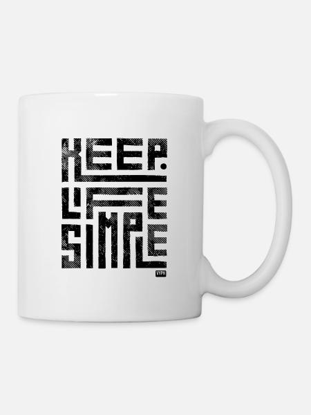 Keep Life Simple - Keep it Vyph - Tasse - Weiß