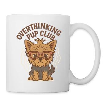 Overthinking Club – Gründungsmitglied - Tasse - Weiß - Rechts