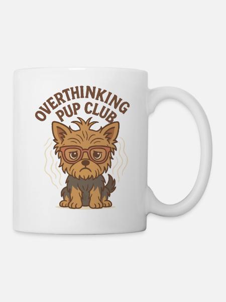 Overthinking Club – Founding Member - Mug - white