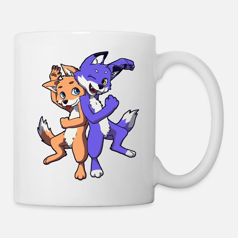 Happy Furry - Tasse - Weiß