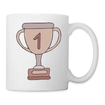 pokal 1 - Tasse - Weiß - Rechts