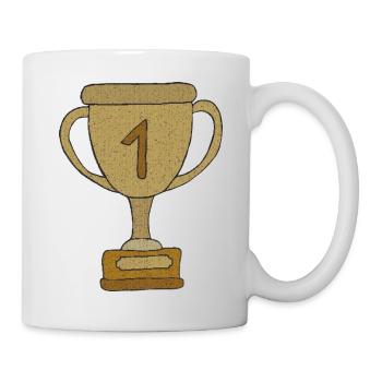 pokal 1 - Tasse - Weiß - Rechts