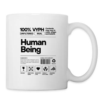 Être humain - 100 % VYPH - Mug blanc - blanc - Droite