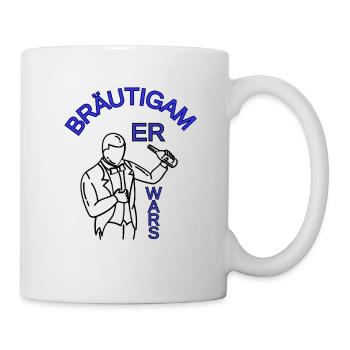 Er warst...Junggesellenabschied für den Bräutigam - Tasse - Weiß - Rechts