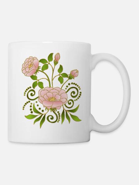 Fleur - Mug blanc - blanc