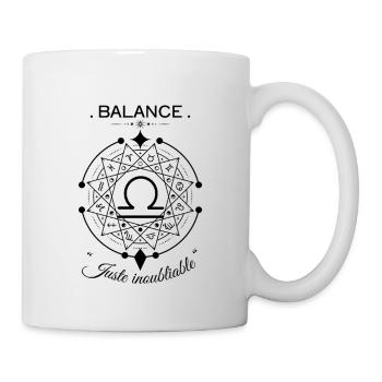 Balance Juste Inoubliable - Mug blanc - blanc - Droite