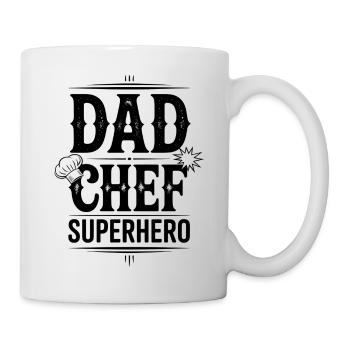Dad Superhero Dad - Mug - white - Right