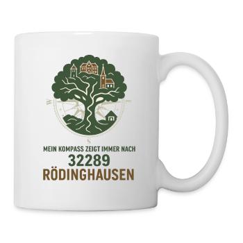 Ma boussole indique Rödinghausen - Mug blanc - blanc - Droite