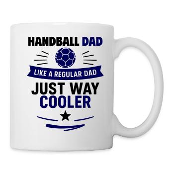 Handball Dad – Father’s Day Gift - Mug - white - Right
