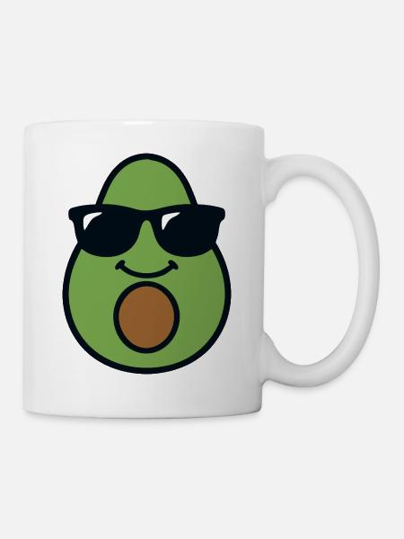 Avocado Head - Mug - white
