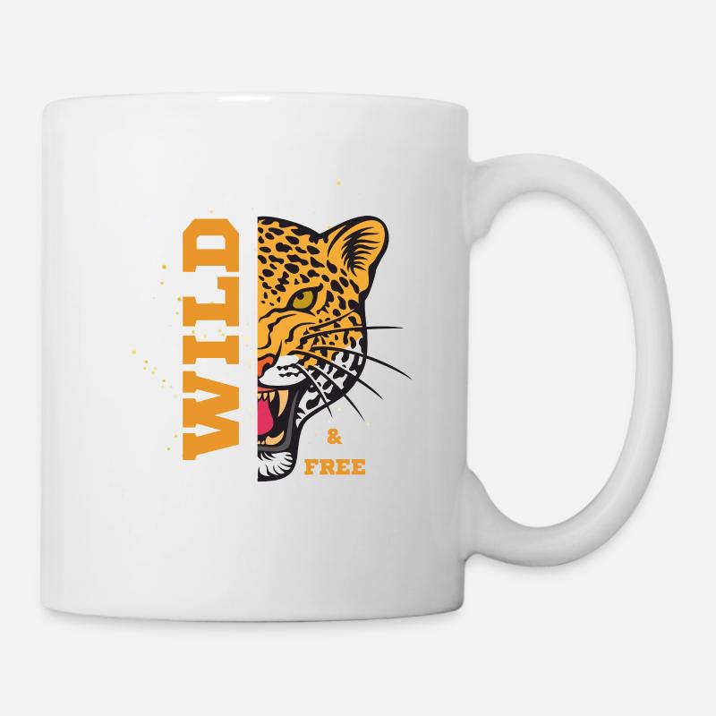 Sauvage et libre - Tigre - Mug blanc - blanc