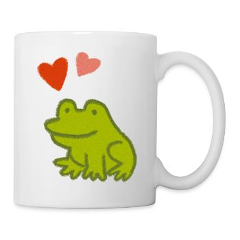 Mutfrosch 2 - Tasse - Weiß - Rechts