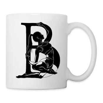 B anmutig - Tasse - Weiß - Rechts