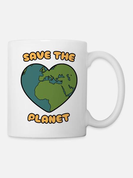 save the planet - Mug - white