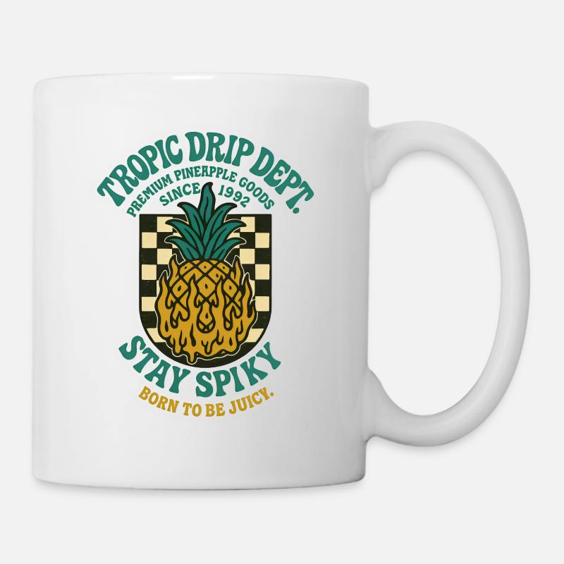 Pineapple Summer Fruit - Mug - white