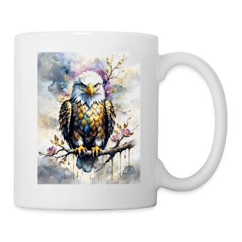 weisskopfseeadler - Tasse - Weiß - Rechts