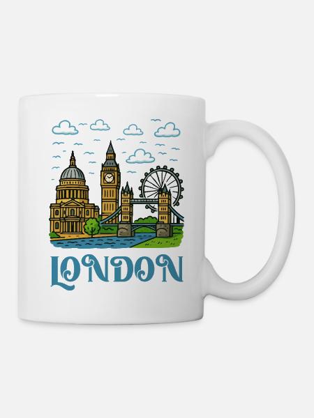 Ville de Londres 1 - Mug blanc - blanc