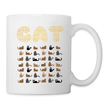 KATZE - Tasse - Weiß - Rechts